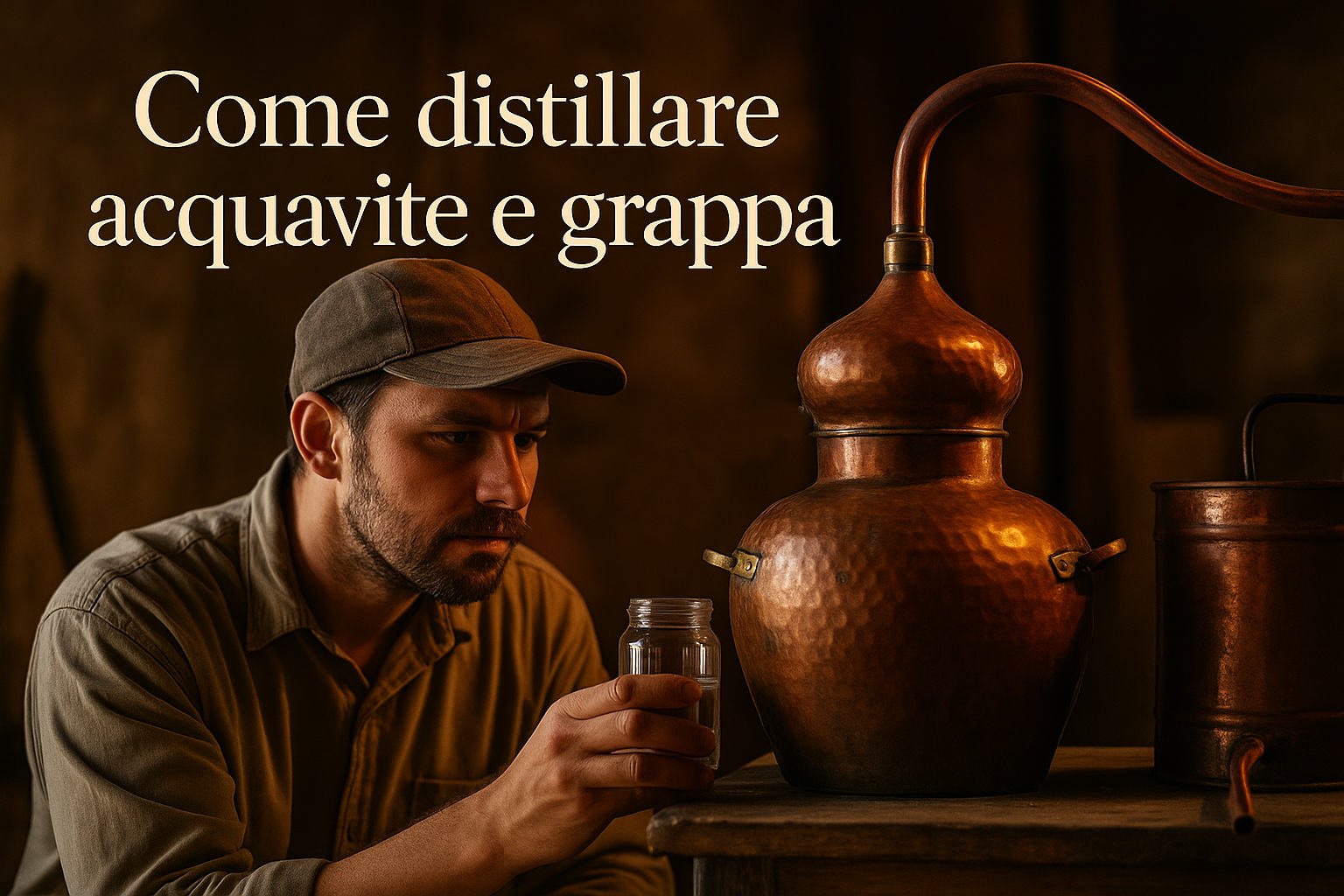 Come distillare acquavite e grappa in casa