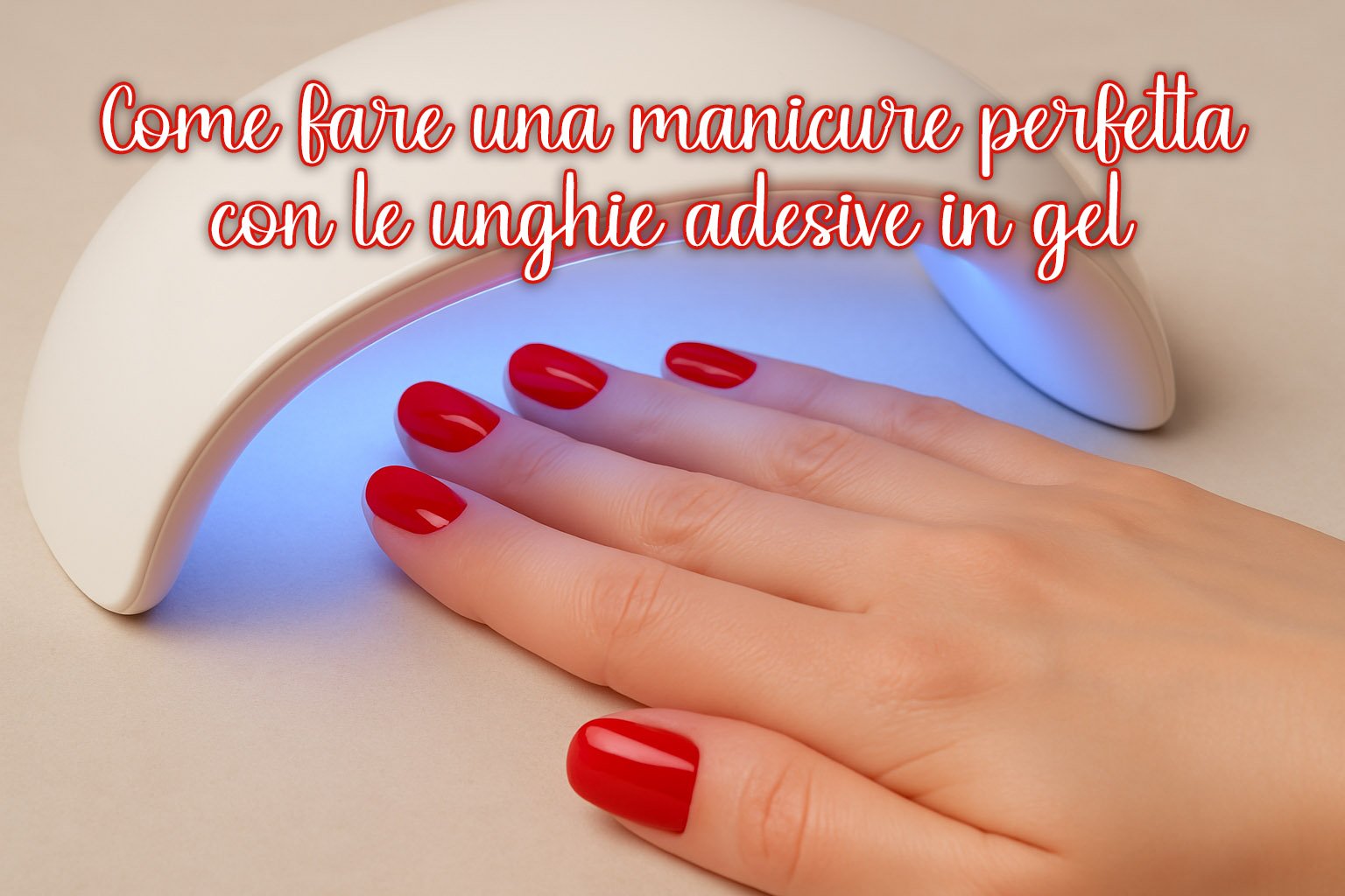 Come applicare unghie adesive in gel