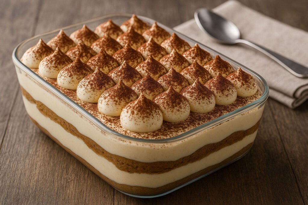 Tiramisu baking dish